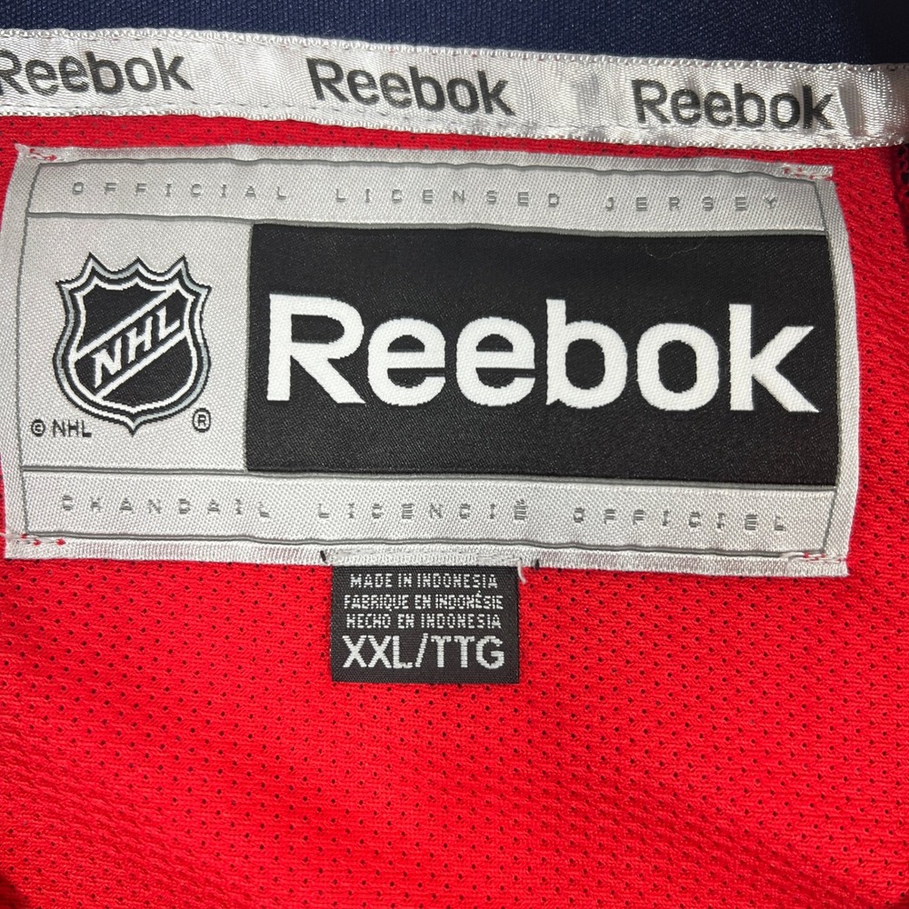Reebok Florida Panthers NHL Jersey XXL Red Navy Gold Leaping Panther Hockeycore - Picture 4 of 16